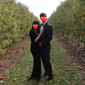 Morticia Addams Velvet Costume Dress